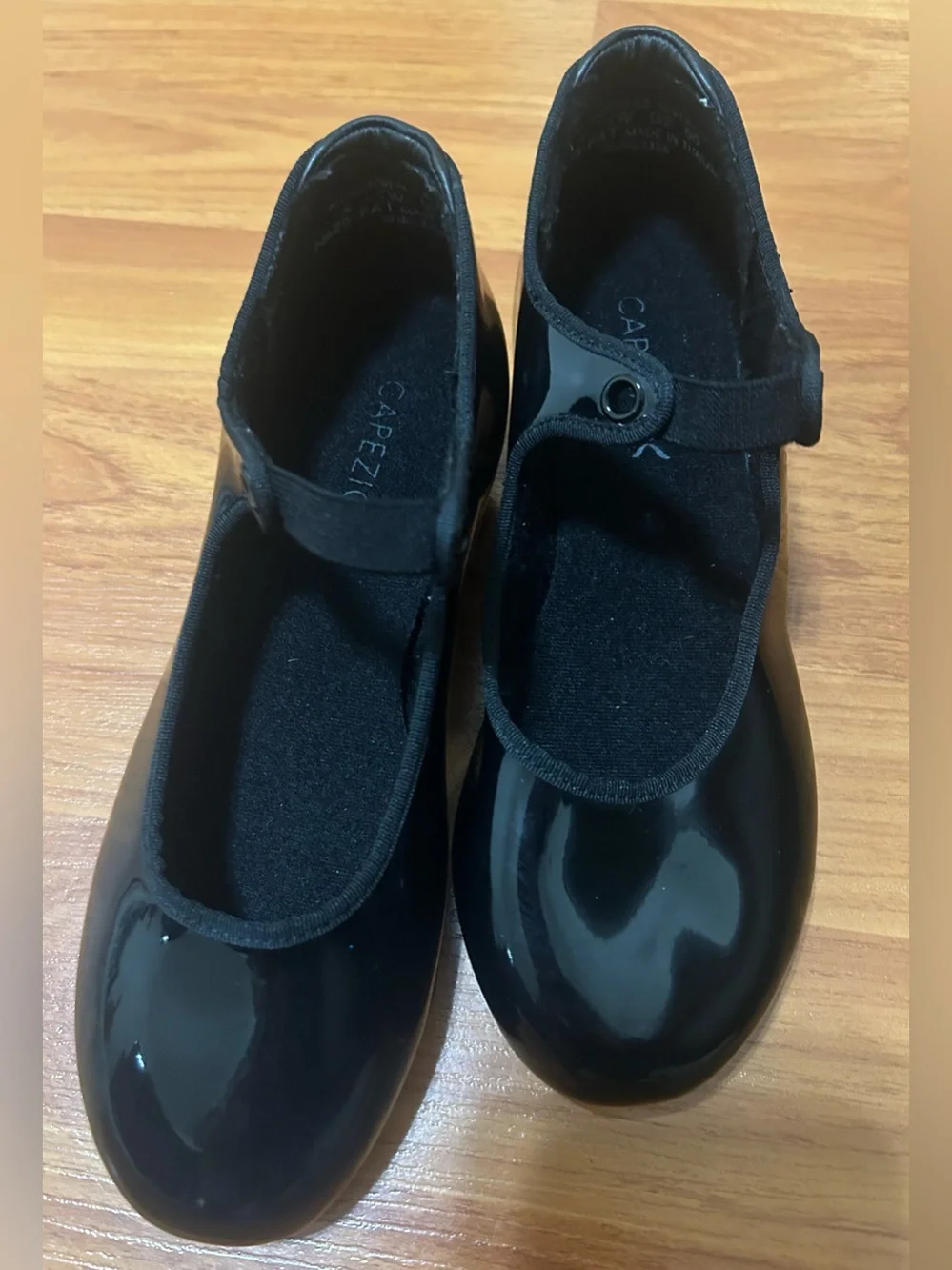 Capezio Black Tele Tone Tap Shoes for girls